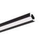 LED profilis 45-ALU 2m. anoduotas Juodas 3m.