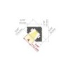 LED profilis 45-ALU 2m. anoduotas Juodas 3m.