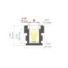 LED profilis HR-Line neanoduotas 1m.