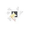 LED profilis KUBIK-45 anoduotas 3m.