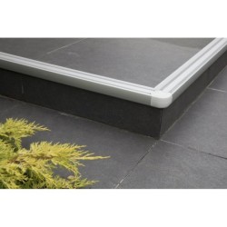 LED profilis laiptams STEP anoduotas Juodas 2m.