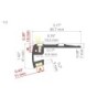 LED profilis laiptams STEP anoduotas Juodas 2m.