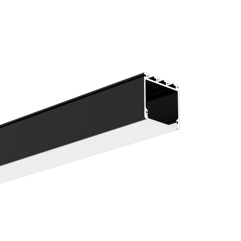 LED profilis LIPOD anoduotas Juodas 3m.