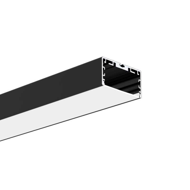 LED profilis LIPOD-50 anoduotas Juodas 2m.