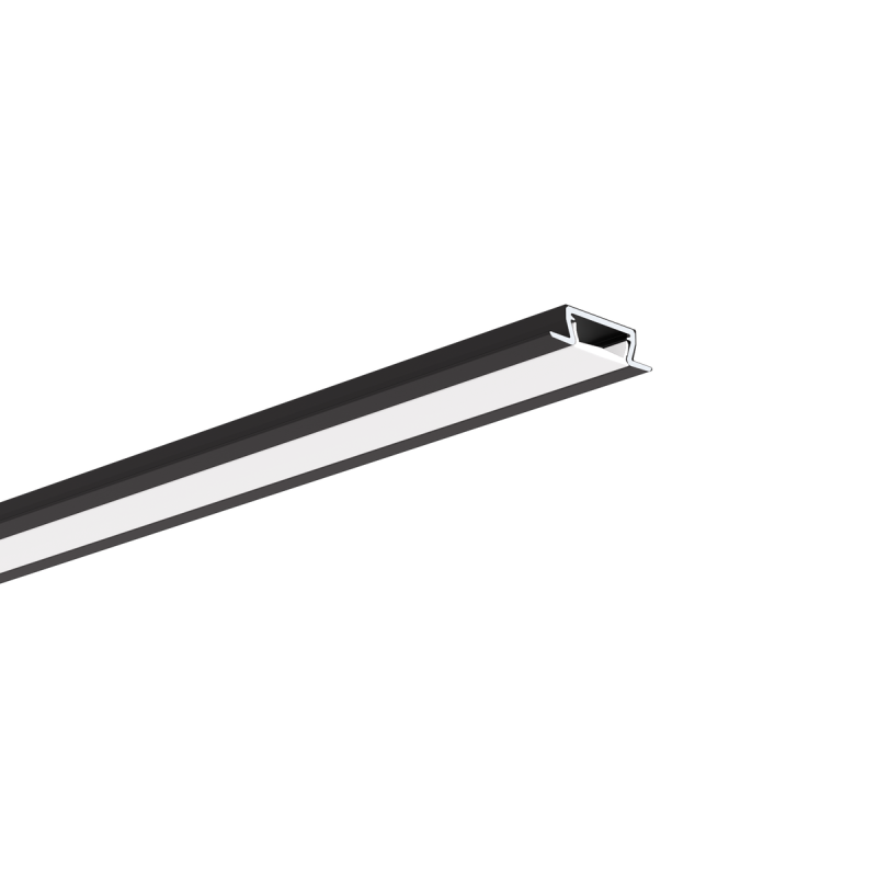 LED profilis MICRO-NK anoduotas Juodas 3m.