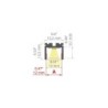 LED PROFILIS OPK-4 anoduotas 2m.