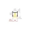 LED profilis PDS-H anoduotas 2m.