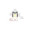 LED profilis PDS-ZM-PLUS anoduotas 2m.