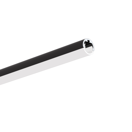 LED profilis PIKO-O anoduotas Juodas 3m.