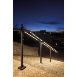 LED profilis turėklams POR anoduotas 1.05m