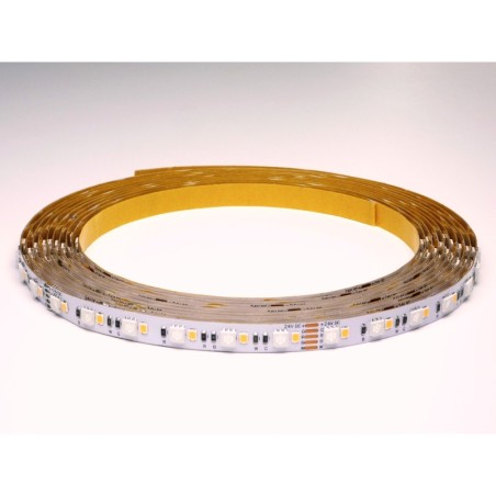 LED juosta 24W/m, 24V, RGBW(5700), 60+60LED, IP20