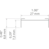 Tvirtinimo laikiklis skirtas Armstrong luboms, AM-24 (LIPOD,GIZA, GIZA-LL)
